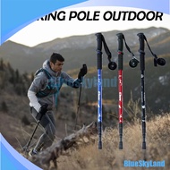 Folding Tracking Pole, Erase Pole, Trekking Pole Adjustable Trekking Pole/ as You Like 65-135cm
