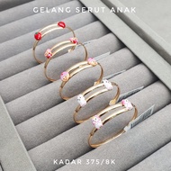 [NEW] Drawstring Bracelet for Girls 0-1 years old Doll Character GENUINE GOLD YOUNG rate 8K 375 Poli