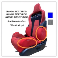 RECARO SEAT PROTECTOR COVER (HONDA FK2 TYPE R HONDA CIVIC TYPE R) (Blue Or Grey)