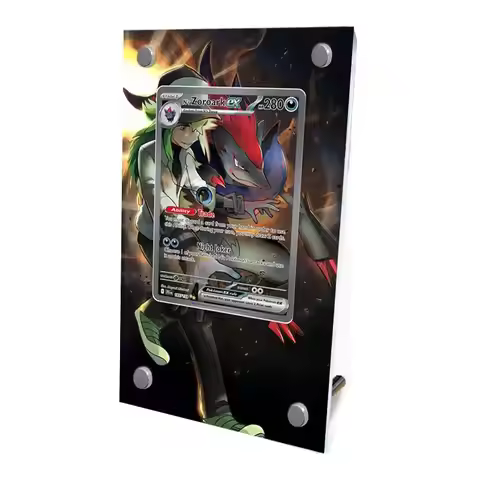 Pokemon Sv9 Sar N Zoroark Card Extended Painting Acrylic Display Rack Anime Game Collection Card Ext