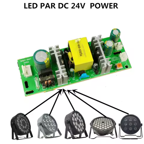18x12w 24x12w LED PAR Power input: 90-240v / output dc 24v professional stage lighting power