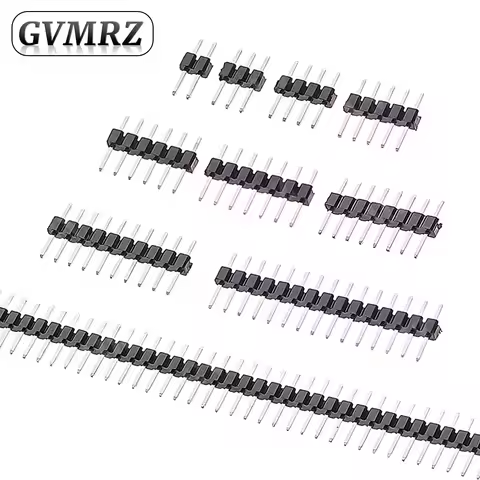 10PCS 2.0MM Single Row Straight Male PIN 2MM 1X2/3/4/5/6/7/40 PIN Strip Connector Socket 8p/10p/15p/