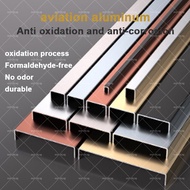 Aluminum Alloy U-Shaped Channel Ceiling Background Wall Embedded Decorative Strip Stainless Steel Ed