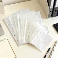 10pcs A5/A6/A7/A8 Size Transparent Matte Loose Leaf Inner Pages, Sticker Album, Sticker Backing, Sta
