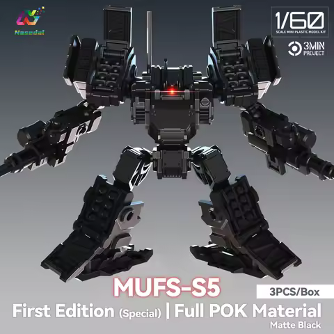 SHEIK MAINLAND MUFS-S5 FORTRESS 3MIN PROJECT 1/60 Mecha Model Kit HighPrecision Detailed Parts 3Pcs/