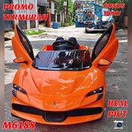 Mainan mobil aki anak PMB 6188 Ferrari varsa SF90 stradale M6188 PMB MOBIL MAINAN ANAK PAKAI AKI PMB