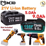 Kim.S 21V Battery Liion 5.0Ah or 9.0Ah For Brushless MCTO 3 In 1 Set Tool Angle Grinder Rorty Hammer