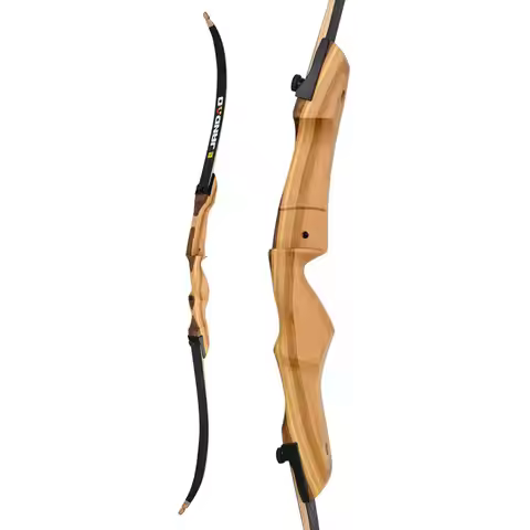 48inch 54inch Portable Wooden Recurve Bow for Junior and Women Practice Shooting 10-22lbs
