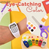 QINMEI Electronic Calculator Unisex Multi-Purpose Children Watch LCD Screen For Kids Wrist Watch
