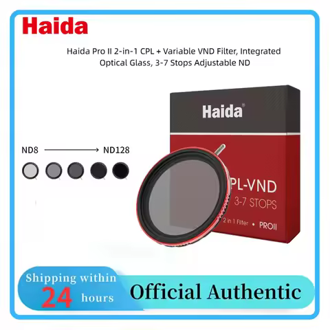 Haida 67‑95mm Combo CPL VND Filter Dual‑Function Filter Anti‑Reflection for DSLR Mirrorless Camera L