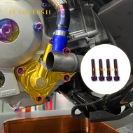 FLAWLESSTI GR5 titanium XMAX V1 V2 VRX Water Pump bolts 4PCS kit screws