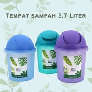 Onyx Small Round Swing Bin Frosty 3.7 L Swing Trash Can Code D-0001