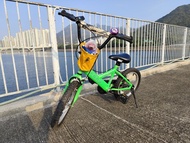 Pony Y 型內線版兒童單車-16" ，配有輔助轆，不包括車頭黃色小袋