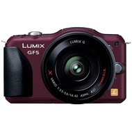 【Excellent】  Lumix GF5 Mirrorless Camera with Power Zoom Lens Kit (Sensual Brown DMC-GF5X-T)