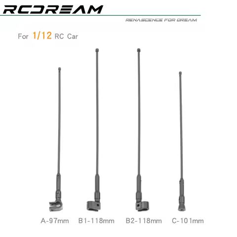 RCDream Simulated Antenna Aerial Decoration Signal Pole for 1/12 1/18 1/10 1/8 RC Car Crawler TRX4m