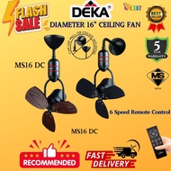 (Sirim) DEKA Fan MS16DC Baby Corner Ceiling Fan Motor Remote Control Kipas Siling Syiling Cooling 风扇