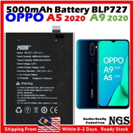ORl NGS 5000mAh Battery BLP727 For OPPO A5 2020 / OPPO A9 2020 with Phone Opening Tools