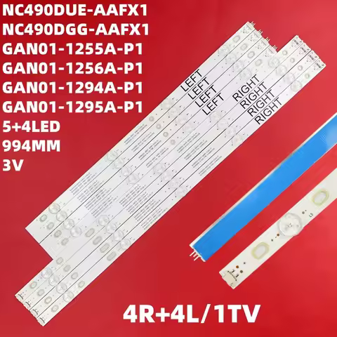 8/16PCS LED strip TV for NC490DGG NC490DUE-AAFX1-41CA 0938D-P149UK6200 49UK6300 49UJ630V 49LJ5500 49