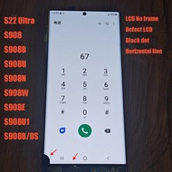 6.8 "AMOLED ตำหนิของแท้จอ LCD สำหรับ Samsung Galaxy S22จอแสดงผล LCD แบบสัมผัสหน้าจออัลตร้า5G สำหรับ 
