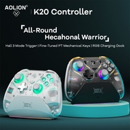 Aolion K20 Wireless Gamepad Gaming Controller Hall Effect Customizable Gaming Controller