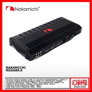 NAKAMICHI NGXA80.6 เพาเวอร์แอมป์ 6 CH. / N-Power Output 4ohm: 75W x 6 / N-Power Output 2ohm: 110W x 6 / Max Power: 3000W AMORNAUDIO อมรออดิโอ