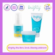 Brighty Glowing Underarm | Brighty Scrub Whitening Underarm No1 In indonesia