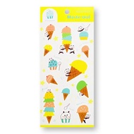 日本 PAPIER PLATZ Mizutama 片裝貼紙/ 冰淇淋