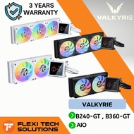 Flexi tech VALKYRIE B240-GT / B360-GT ARGB AIO CPU Liquid cooler- (Black / White)