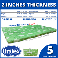 ORIGINAL URATEX COOL ZEN MATTRESS BANIG 2 InchesX75 ALL SIZES ( 2x30x75 / 2x36x75 / 2x48x75 / 2x54x7