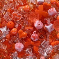 30g/1.06oz 1-3cm Randomly Mixed Acrylic Bead Material Can Be Used To Make Women's Bracelets, Necklac