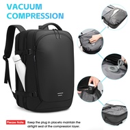 TANGCORLE Vacuum Compression Expandable Travel Backpack 33L-47L Waterproof 17.3 Inch Laptop Backpack