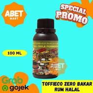 TOFFIECO ZERO BAKAR RUM HALAL 100ml - 100 Non-Alcoholic Rhumba RhumML Tofieco Raisin 100Gr 100 Gr Gr