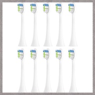 (RHEP) 10Pcs Replacement Toothbrush Heads for HX6064 HX6930 HX3/HX6/HX8/HX9/R Series Vacuum Soft Bri