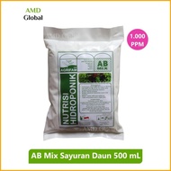 AB Mix Nutrisi Hidroponik Sayur Sayuran Daun 500 ml