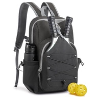 Dung tích lớn pickleball vợt Ba lô có thể điều chỉnh giữ 2 Vợt Vợt pickleball Túi Trọng lượng nhẹ pi