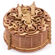 Birthday Cake Puzzle Gift Box - Tricky gift packaging - 3D Puzzle box for adults - money treasure bo