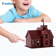 Koolsoo 3D Puzzle Architecture Wooden Fairy Garden House Brain Teaser 3D Wooden Puzzle for Gift Home