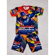 Sandisean-Captain America children's suit-Captain America children's t-shirt-Captain America childre