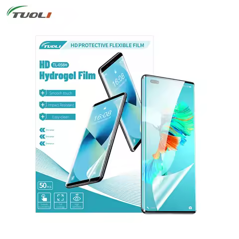 TUOLI 100Pcs TL-058M Matte Hydrogel Film Mobile Phone TPU Screen Protector Movies For π TL-168 TL-56