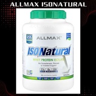 正品📦包順豐【ALLMAX ISONatural Whey protein Isolate 分離乳清蛋白粉】原味/朱古力味/雲尼拿味 5磅