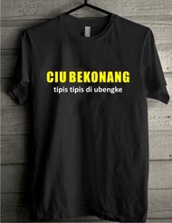 Kaos Distro Ciu Bekonang Cotton Combat 30S Custom