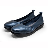 8841-2 Barani Navy Leather Pumps/Ballet Flats / Fast Delivery / Designer Shoes / Premium Quality / Comfort / Padded Insoles