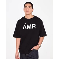 AMR DE SAISON (AIMER) (New in Pack New)-Logo T-shirt Oversized Screen-Printed Pattern