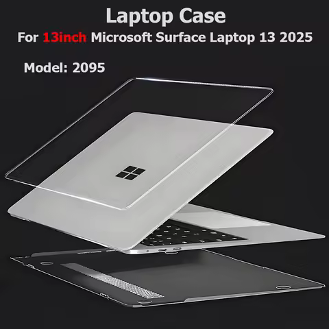 Case for 13Inch Surface Laptop 13 2025 Released Clear & Matte Protective Cover for Microsoft Surface