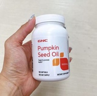 [現貨] GNC - Pumpkin Seed Oil 1000mg 南瓜籽油 100粒