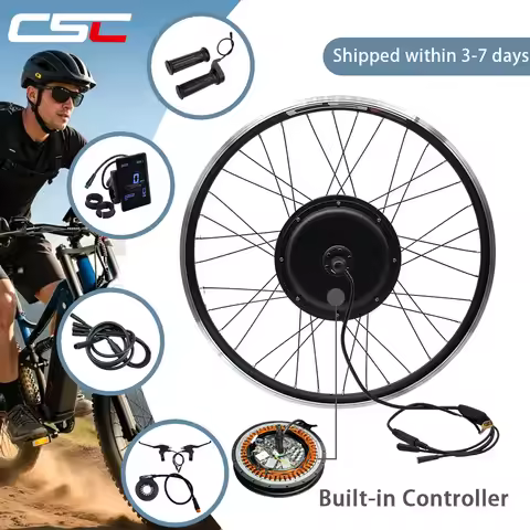 CSC 48V 1500W Electric bicycle Conversion Kit 48V 1000W 1500W Built-in Controller T5 Color display W