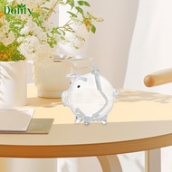 Dolity Cartoon Pig Glass Oil Lamp Clear Oil Lamp for Home Decoration Desktop Decor