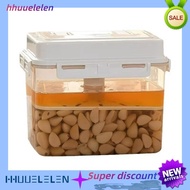 [hhuuelelen]Pickle Jar-Leakproof Fermentation Container for Gherkin, Sauerkraut,Storage and Fermenta