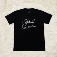 (Available in BIGSIZE) - Badminton sports t-shirt with Lee Chong Wei signature logo