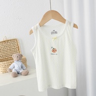 เสื้อกล้ามเด็กเสื้อกล้ามแฟชั่นเด็กหญิงเด็กชายตาข่ายฝ้าย100-160ซม. เสื้อกล้ามสำหรับฤดูใบไม้ผลิฤดูร้อน